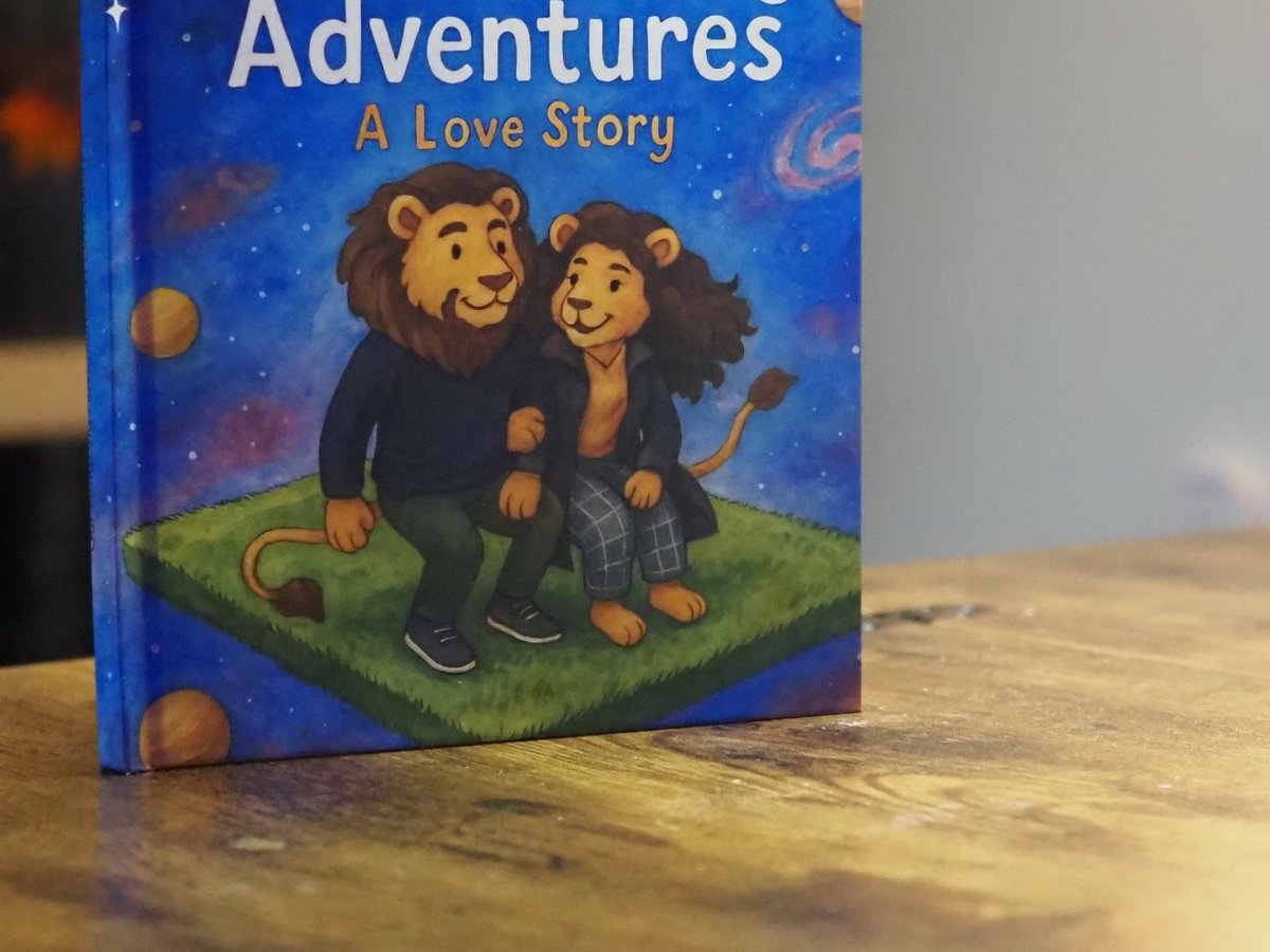 Physical storybook cover showing a beautifully illustrated hardcover book