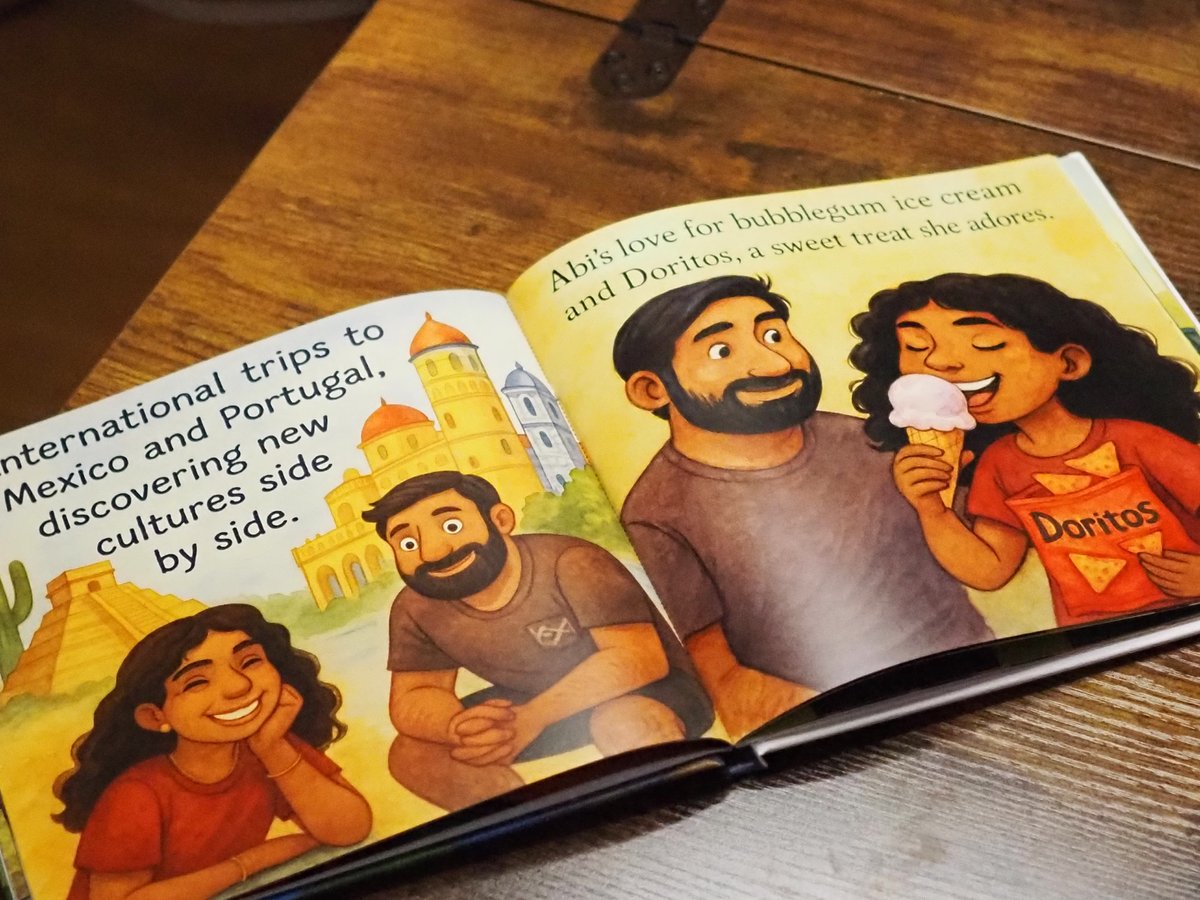 Open storybook showing high-quality printed pages
